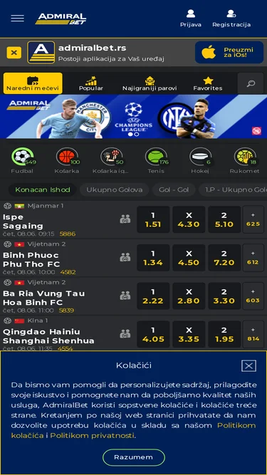 AdmiralBet Screenshot 3